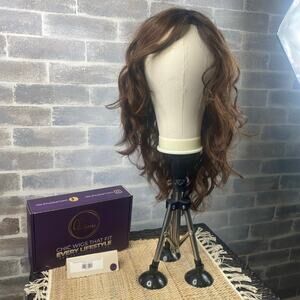 NEW Chic Lifestyle Genevieve Gingerbread Luxury Synthetic Wig CA1 W5299